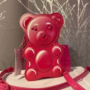 BNWT Betsey Johnson Pink Xocandy Gummy Bear Crossbody Bag